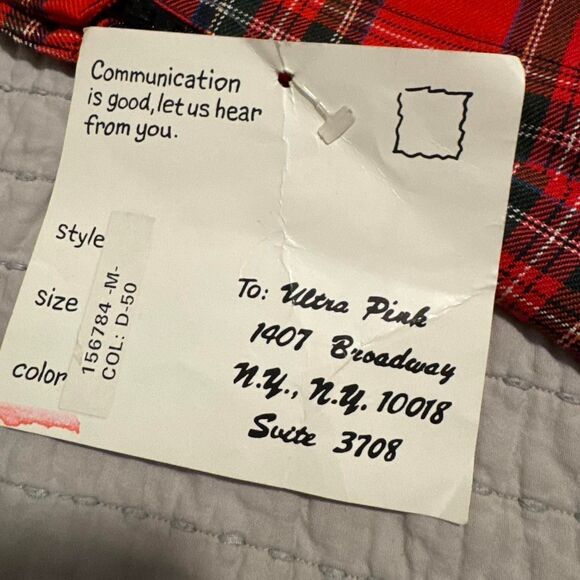 Authentic Y2K Red Pleated Plaid Mini Skirt • 90s/Y2K Vintage~ by Ultra Pink - Picture 4 of 7